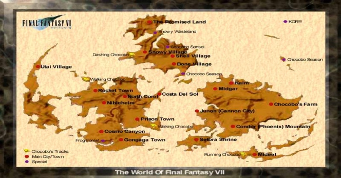 Map Quest Final Fantasy Vii 1 More Castle