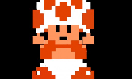 Super Mario - Toad Giving the Finger