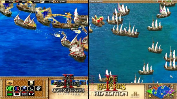 age of empires 2 comparison