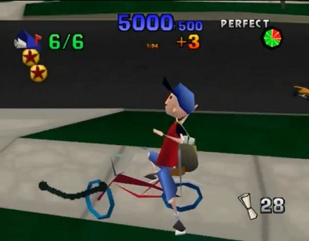 Paperboy (N64) Screenshot