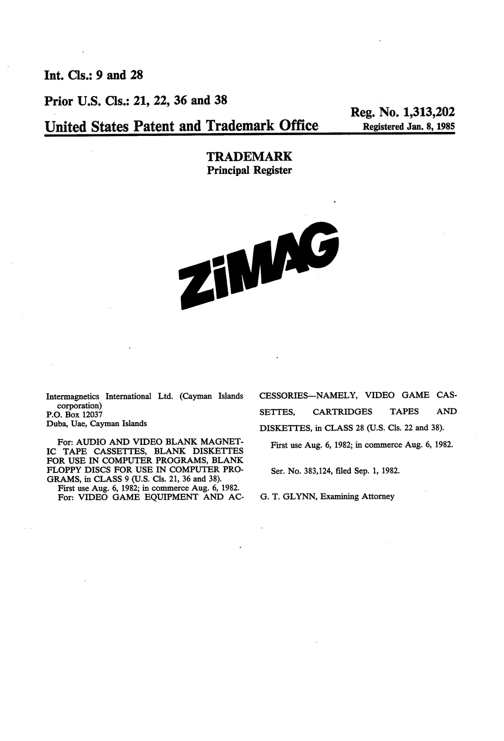Zimag Trademark