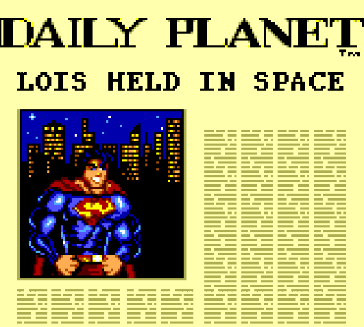 Lois Headline Superman