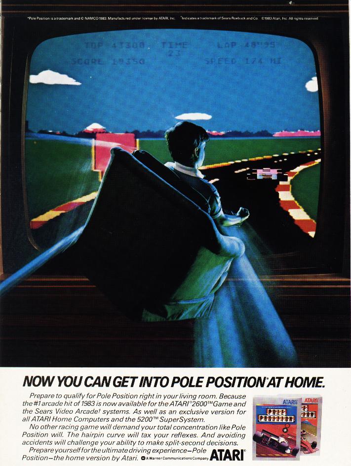 Pole Position - Enjoy Pole at Home Ad