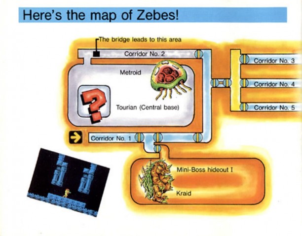 Metroid Map 1