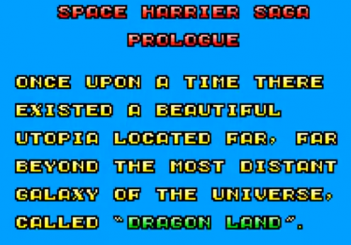 Story Space Harrier 1