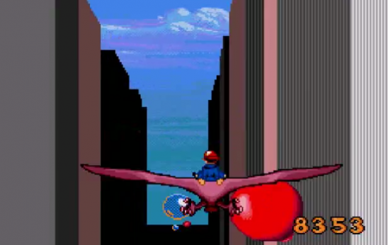 NY Dino Flying SNES