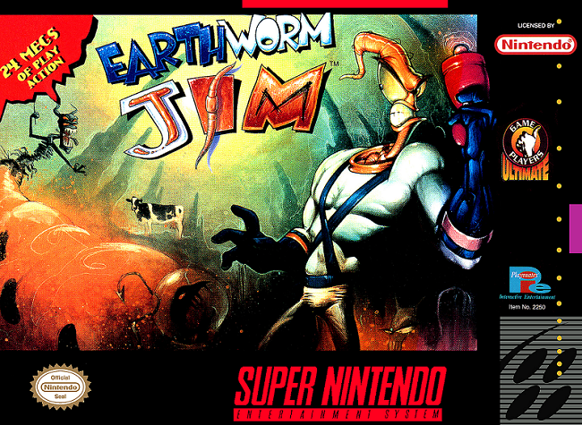 Mega Drive e Super Nintendo: EARTHWORM JIM