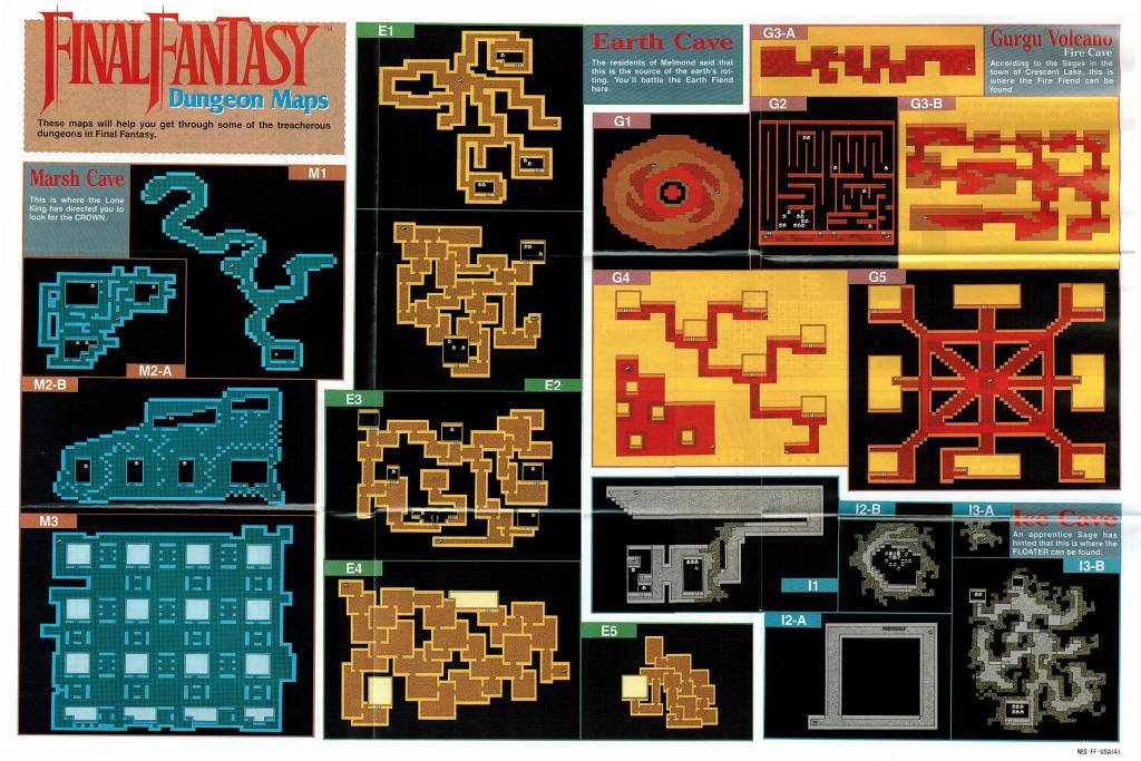 Final Fantasy - Dungeon Maps