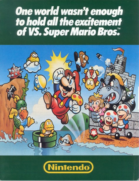 Front cover of Vs. Super Mario Bros. Flyer
