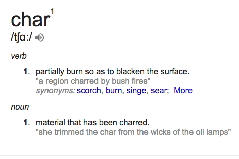 Char Definition