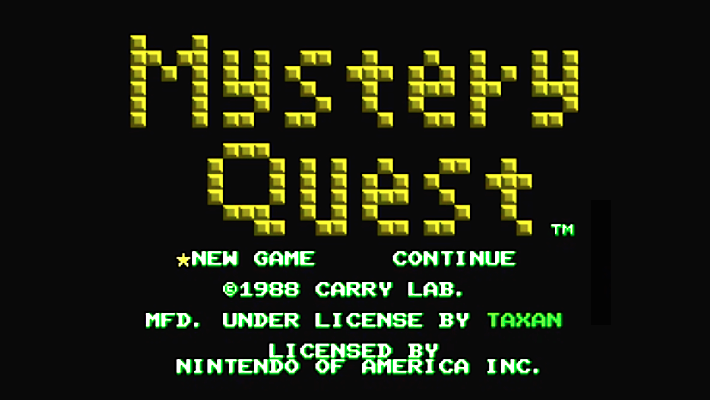 mystery quest nes