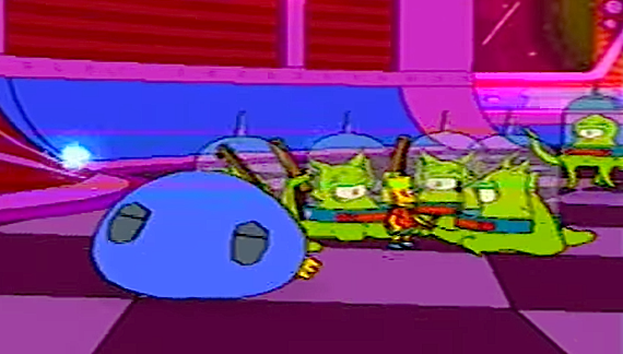 Alien Ship Simpsons