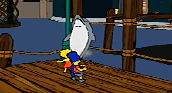 Dolphin Punch Simpsons