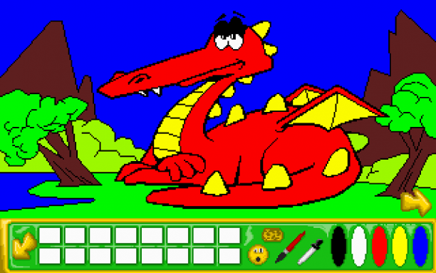 I’m a masterful artist! I do have to wonder why that dragon’s eyebrows are floating though.