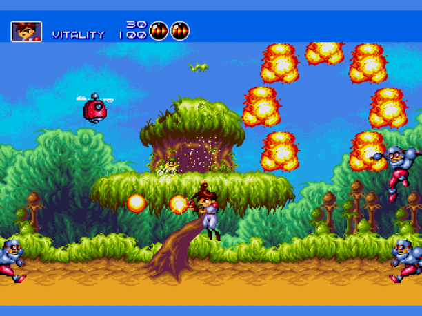 Gunstar Heroes is as well-soundtracked as it is destructive.